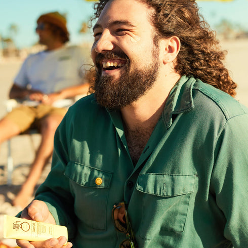 30 SPF קרם הגנה גלואו לפנים עם גוון